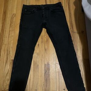 Men’s Black Purple Brand Jeans